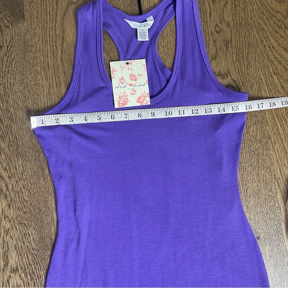 Derek Heart Purple Asymmetrical Hem Dress Size S - Picture 6 of 8